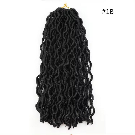 Faux Locks Mèches Ondulées Synthétiques 45cm/60cm - Lorisa