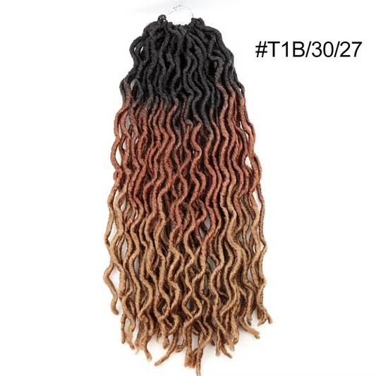 Faux Locks Mèches Ondulées Synthétiques 45/60cm - Dalia