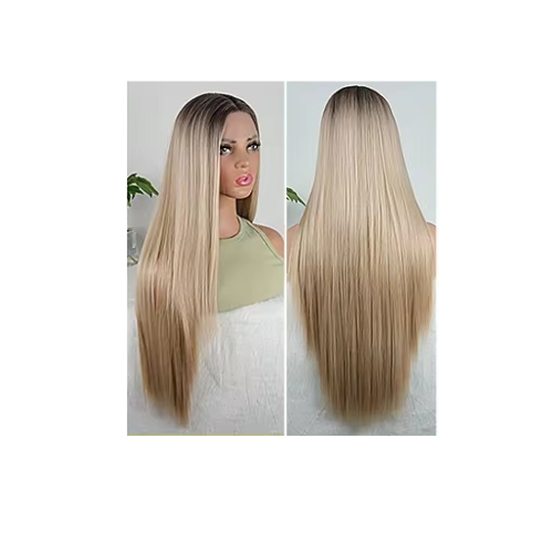 Perruque Lisse Semi Naturelle 75cm - Tiffany