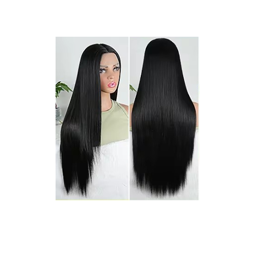 Perruque Lisse Semi Naturelle 75cm - Tina