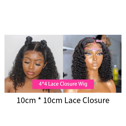 Perruque Courte Lisses 100% Cheveux Naturels - Falya