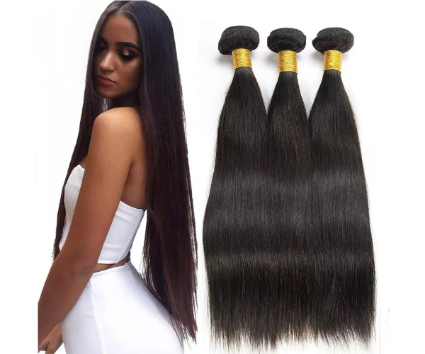 Tissage Cheveux Brésiliens Lisses 100% Cheveux Naturels