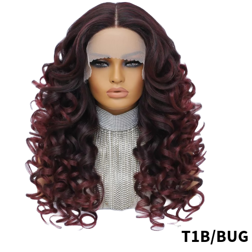 Perruque Bouclée Synthétique 60cm T33/27 - Gloria