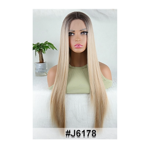 Perruque Lisse Semi Naturelle 75cm - Tiffany