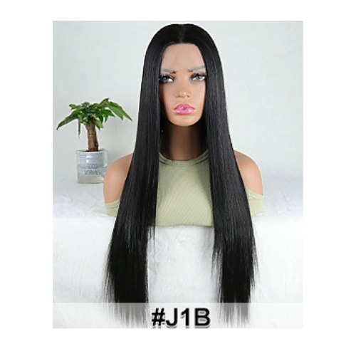 Perruque Lisse Semi Naturelle 75cm - Tina