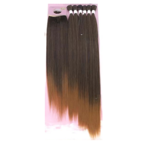 Tissages + Lace Closure Semi Naturels 65/70/75cm - Clécy (Lot de 6+1)