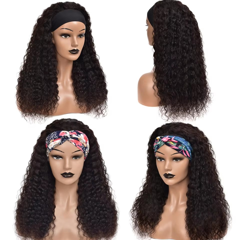 Perruque Bandeau WATTER WAVE 100% Cheveux Naturels - Sidorelle