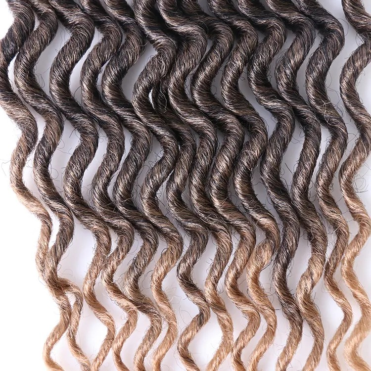 Mèches Ondulées Faux Locks Synthétiques 45cm/60cm - Lucia