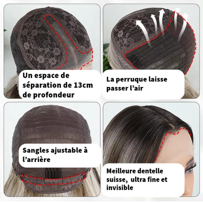 Perruque Bouclée Synthétique 60cm T1B/BUG - Gloria