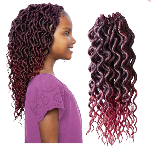 Mèches Ondulées Faux Locks Synthétiques (enfants) 30cm - Daisy