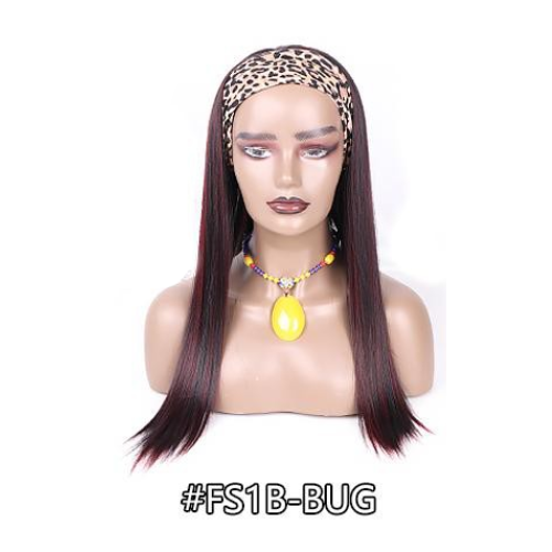 Perruque Bandeau Lisse Semi Naturels 50cm - Sofia