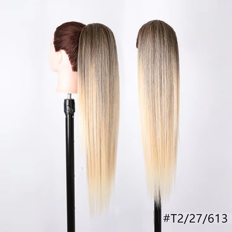 Postiche Queue de cheval Lisse Semi Naturel 70cm - Paloma (17 couleurs)