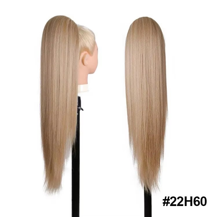 Postiche Queue de cheval Lisse Semi Naturel 70cm - Paloma (17 couleurs)