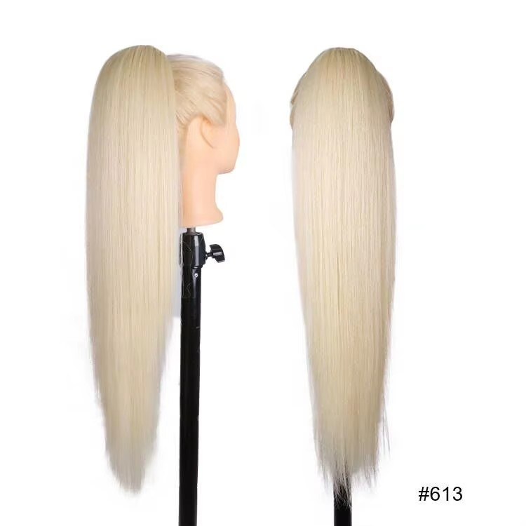 Postiche Queue de cheval Lisse Semi Naturel 70cm - Paloma (17 couleurs)
