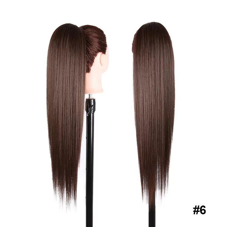 Postiche Queue de cheval Lisse Semi Naturel 70cm - Paloma (17 couleurs)