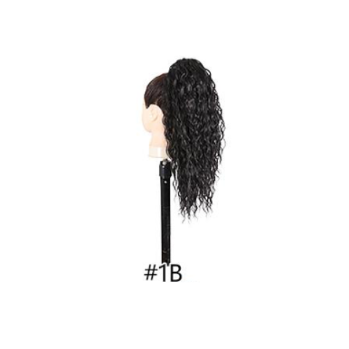 Postiche Queue de cheval Water Wave Semi Naturel 50cm - Pauline (6 couleurs)