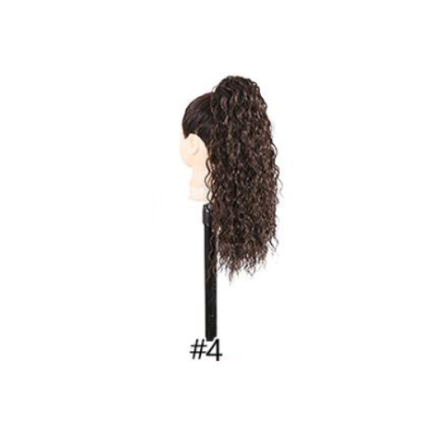 Postiche Queue de cheval Water Wave Semi Naturel 50cm - Pauline (6 couleurs)