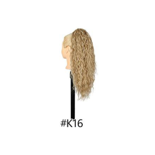 Postiche Queue de cheval Water Wave Semi Naturel 50cm - Pauline (6 couleurs)