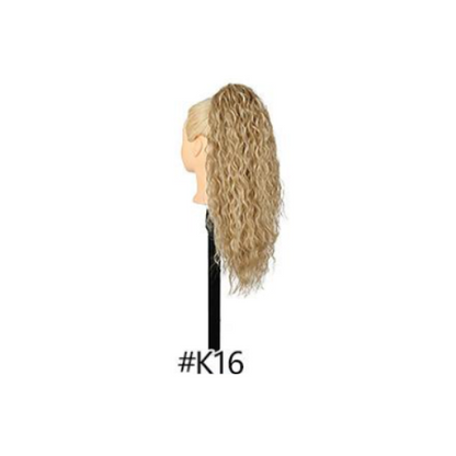 Postiche Queue de cheval Water Wave Semi Naturel 50cm - Pauline (6 couleurs)