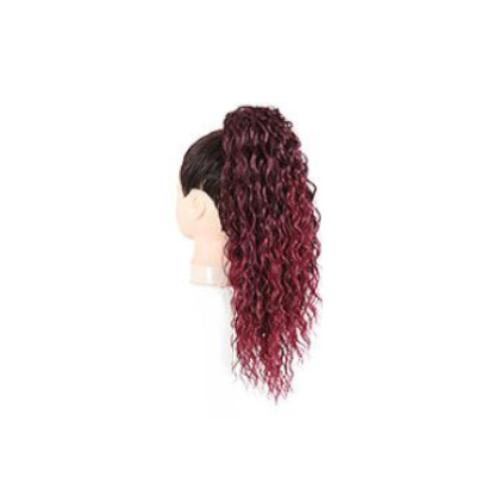 Postiche Queue de cheval Water Wave Semi Naturel 50cm - Pauline (6 couleurs)